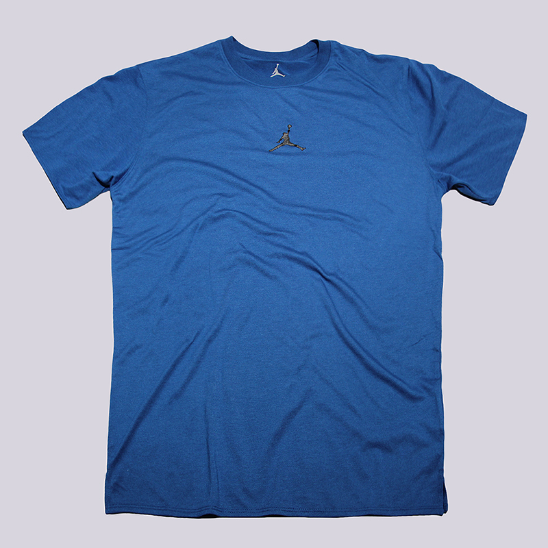 мужская синяя футболка Jordan Tech Short Sleeve  833786-477 - цена, описание, фото 1